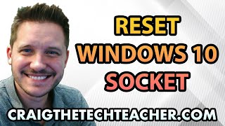 Windows 10 Reset TCPIP and Winsock Tutorial [upl. by Pavel]