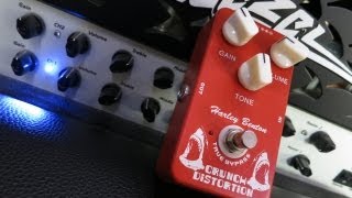 Harley Benton Joyo Crunch Distortion Pedal Demo [upl. by Eerhs]