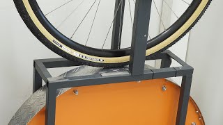 Panaracer GravelKing X1 R Rolling Resistance Test spin up video [upl. by Prima975]