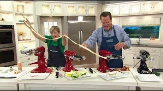 KitchenAid Sheet Cutter Stand Mixer Attachment on QVC [upl. by Aluin]