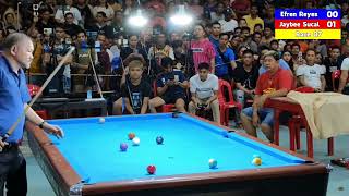 Exhibition Match  Efren Reyes quotThe Legendquot vs Jaybee Sucal quotBatang KMJSquot [upl. by Annadroj]