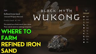 Black Myth Wukong Refined Iron Sand Location [upl. by Haem401]