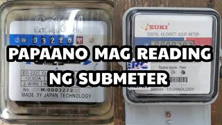 PAANO MAG READING NG INYONG SUB METER [upl. by Mitran]