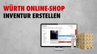 OnlineShop der Würth Industrie Service Inventur erstellen [upl. by Yrok]