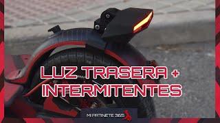 Luz trasera  intermitentes 🚨 para tu patinete Xiaomi M365 y PRO [upl. by Srini]