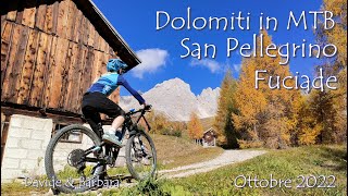 Dolomiti in MTB  San PellegrinoFuciade [upl. by Elac]