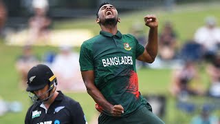 Bangladesh Bowlers On Song In Napier  SHORT HIGHLIGHTS  BLACKCAPS v Bangladesh  3rd ODI Napier [upl. by Ringe41]