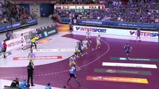 Slovenia vs France  Coaches View 24th Mens World Championship Qatar 2015 [upl. by Reisfield]