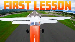 First Flight Lesson for Student Pilot  Flight Training [upl. by Helse]