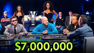 7000000 and the Title Intense Drama Across Two Poker Final Tables [upl. by Sihtam]