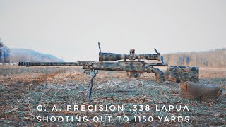 Surgeon Rifles 338 Lapua Magnum  GA Precision Built Shooting out to 1150 yards [upl. by Theron]