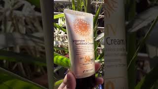 3W CLINIC INTENSIVE UV SUNBLOCK CREAM REVIEW  Sheena Colendres [upl. by Tubb]