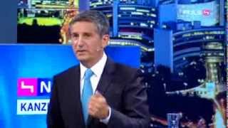 PULS 4 News Kanzlerduell  Spindelegger Faymann und der Spengler [upl. by Jd686]