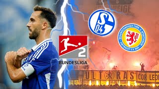 FC SCHALKE 04 VS EINTRACHT BRAUNSCHWEIG HIGHLIGHTS  Schalke bereit für den Aufstieg ⚽️🔵⚪️ [upl. by Middleton]