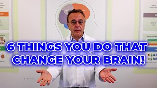 6 Things You Do That Change Your Brain brainhealth neurology alzheimers hippocampus [upl. by Schlicher]