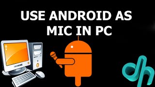 USE ANDROID AS A MIC IN PC  WO MIC SET UP  WINDOWS 10 [upl. by Terrence429]