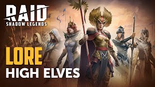 RAID Shadow Legends  Faction History High Elves [upl. by Netsyrc]