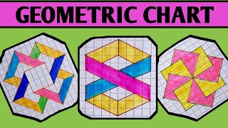 Geometric Pattern  Geometric Chart  Spirograph Design by Saima [upl. by Divaj]