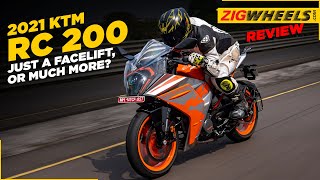 2021 KTM RC 200 First Ride Review  Performance Design Top Speed Exhaust Note amp More  ZigWheels [upl. by Assillim]