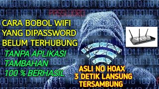 CARA BOBOL PASSWORD WIFI 2024  TANPA APLIKASI TAMBAHAN [upl. by Ratcliffe]