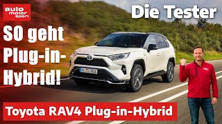 Toyota RAV4 PHEV SO geht PluginHybrid  Test  auto motor und sport [upl. by Matthus]