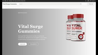 Vital Surge Testo Gummies Review Scam or Genuine Does it work as per its claim [upl. by Nimoynib]