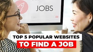 TOP 5 RESOURCES to Find Jobs or Internships ABROAD [upl. by Aurelius379]