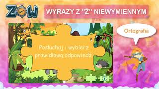 Wyrazy z ż niewymiennym [upl. by Korb]