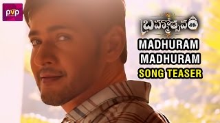 Madhuram Madhuram Song Teaser  Brahmotsavam Movie  Mahesh Babu  Kajal Aggarwal  Samantha [upl. by Brant]