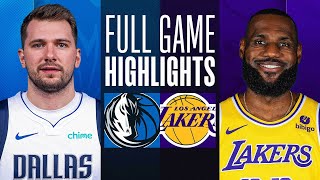 MAVERICKS at LAKERS  FULL GAME HIGHLIGHTS  January 17 2024 [upl. by Travax]