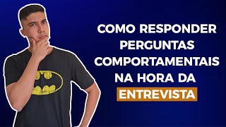 Como responder perguntas comportamentais na hora da entrevista com o RHGestor [upl. by Martina224]