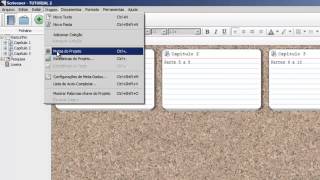 Scrivener  3 Scrivening Outliner e Organização  Tutorial em português [upl. by Eillas]