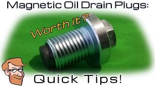 Magnetic Oil Drain Plug Worth It Are They as Useful as You Think • Cars Simplified Quick Tips [upl. by Adnanref832]