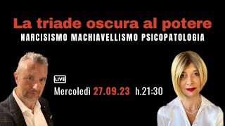 La triade oscura al potere  Narcisismo Machiavellismo Psicopatologia [upl. by Hsevahb577]