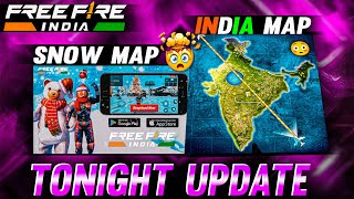 TONIGHT UPDATE  SNOW MAP IN FREE FIRE INDIA 🇮🇳 [upl. by Snodgrass]