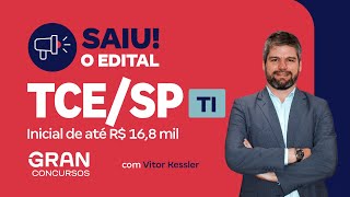 Concurso TCE SP Saiu o Edital para TI Remuneração inicial de até R168 mil [upl. by Adlin]