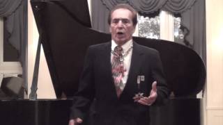 Giuseppe Taormina tenor performs quotTu ca nun chiagnequot for the Musicians Club of New York [upl. by Kalil]