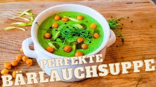 Einfache Hausgemachte Bärlauch Suppe  Osterprojekt2021 [upl. by Refinnej]