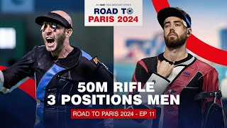 Olympic Shooting Inside The 50m Rifle 3 Positions Mens Event  Road To Paris 2024 [upl. by Auhsoj]