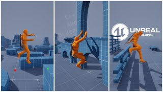 UE54  Full Traversal amp Parkour System v10 Works With Movable Objects  Download [upl. by Ahsinoj]