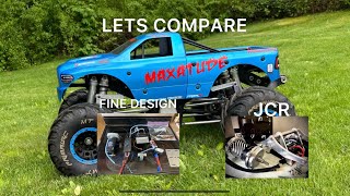 Primal RC “MAXATUDE” JCR vs Fine design comparison primal rc raminator JCR ￼Hobbywing [upl. by Agan]