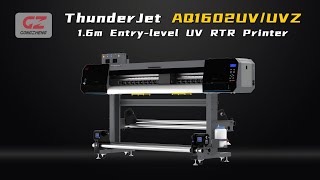 ThunderJet AQ1602UVUVZ 16m entry level RTR UV Printer [upl. by Amsirahc]