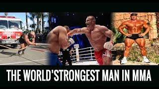 █■█ █ ▀█▀ BRUTAL POWER  The Worlds Strongest MAN ♛ in MMA smashes his opponents like a BOSS  HD [upl. by Zweig693]