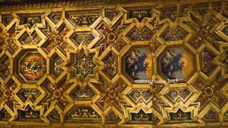 Domenichino a s Maria in Trastevere Soffitto ligneo e Assunzione manortiz [upl. by Mirilla]