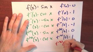 What is the Taylor series for sin x around zero  Week 6  Lecture 4  Sequences and Series [upl. by Ishmael]