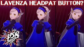 Lavenza headpat button  Persona 5 Strikers [upl. by Llerref]