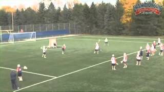 3 on 2 Lacrosse Shooting Drill [upl. by Otreblasiul]