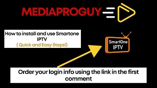 How to install Smartone IPTV on Smart TV 1 minute [upl. by Romeyn]