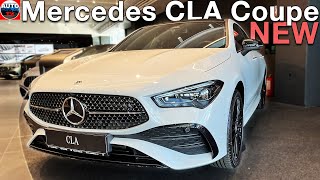 NEW 2024 Mercedes CLA 250e Coupe  FIRST LOOK exterior interior [upl. by Ellesor]