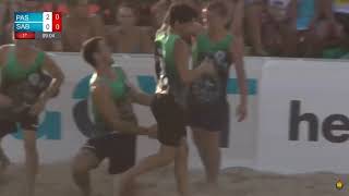 Balonmano Playa  Giro 720º en XX Campeonato de España [upl. by Obediah]